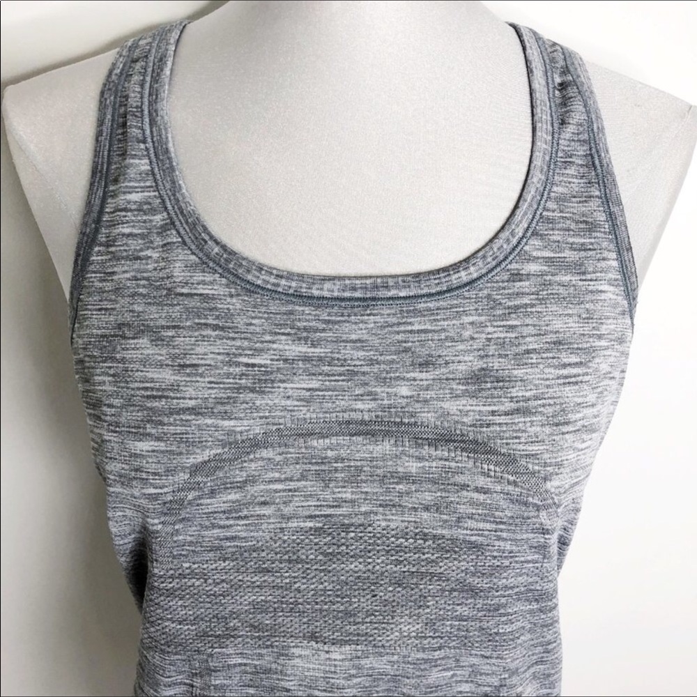 Lululemon Swiftly Tech Racerback In Slate /White 8 - image 4
